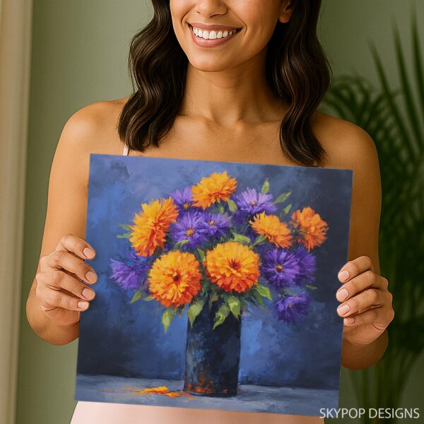 Vibrant Floral Bouquet Art