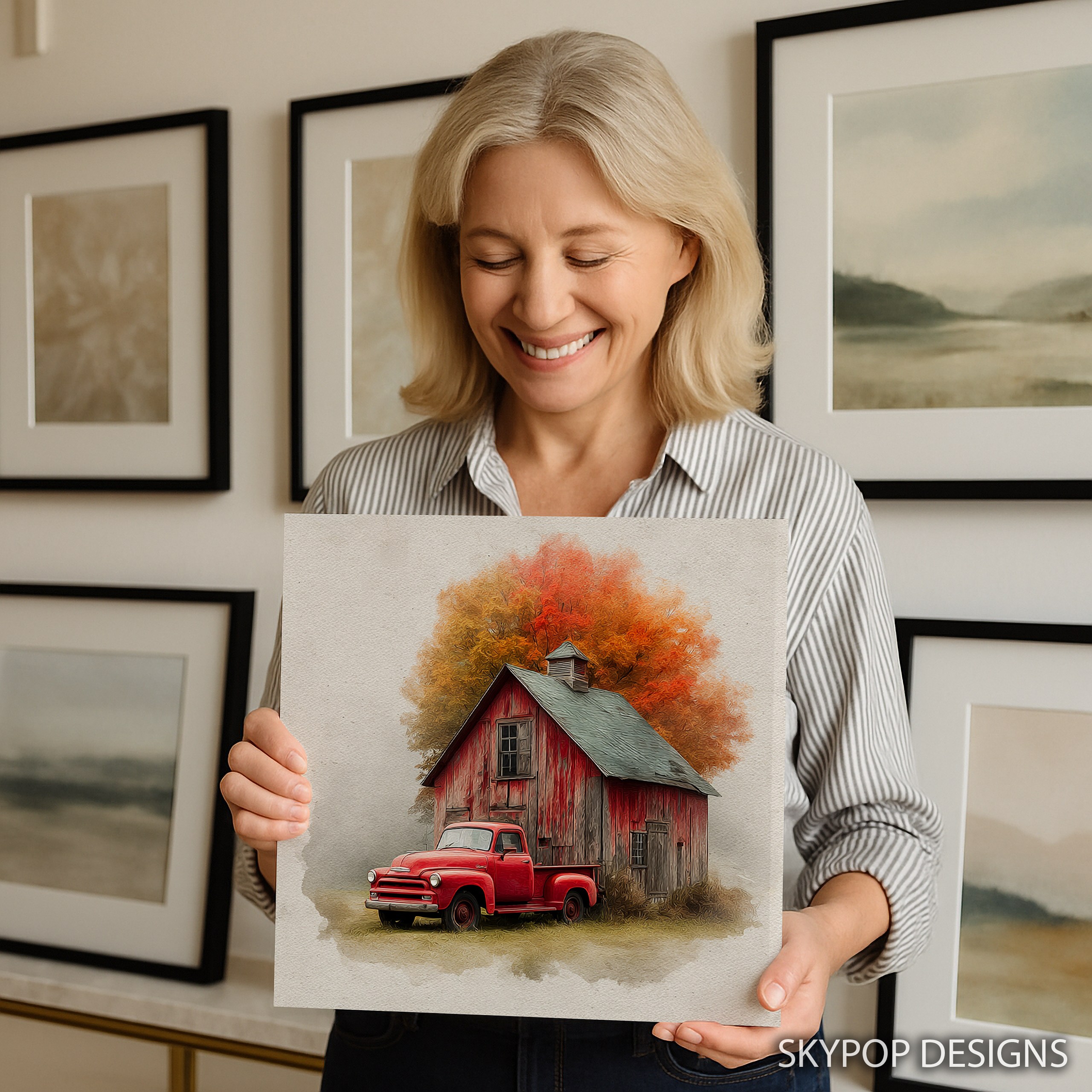 3.jpg Red Barn Truck Art