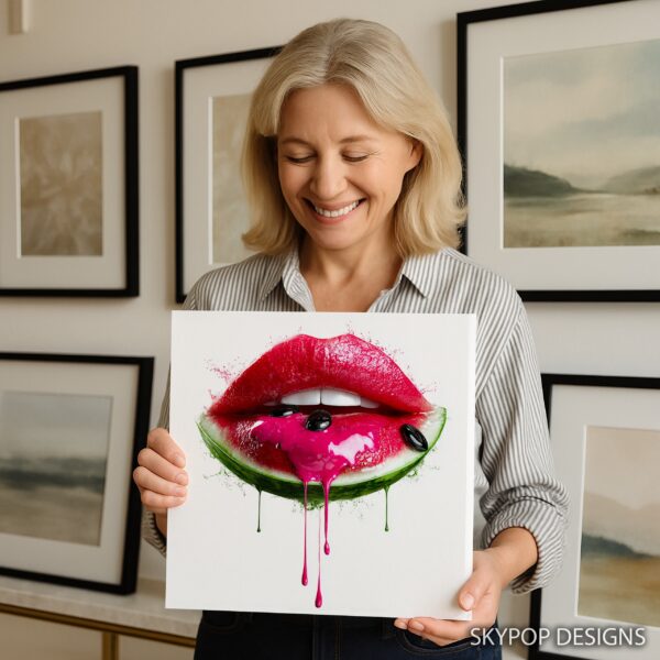 Watermelon Lips Art