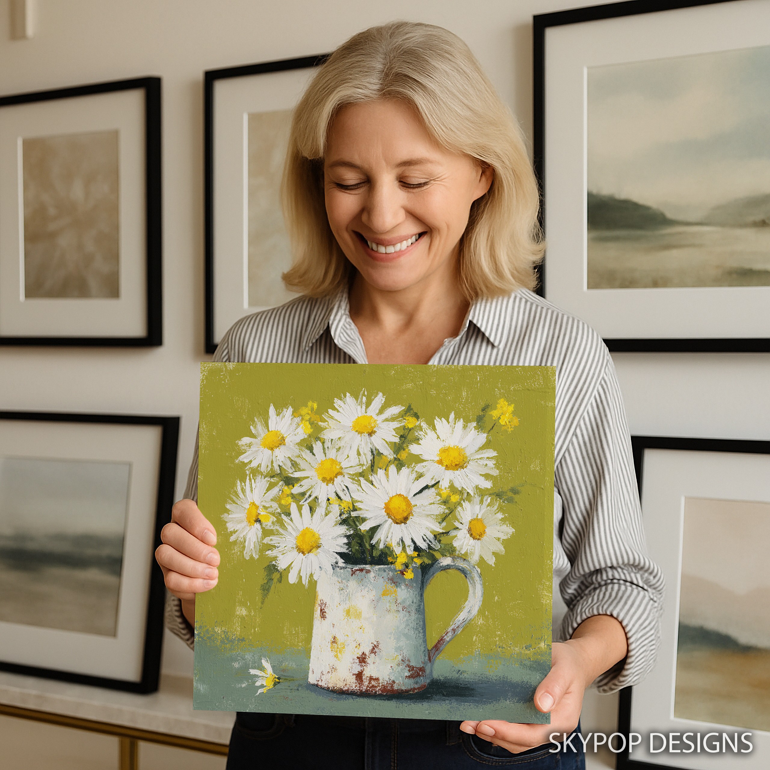 3.jpg Daisy Bouquet Art