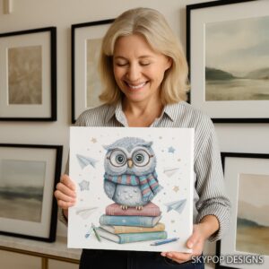 Owl Book Art