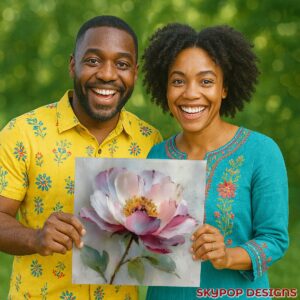 Pink Peony Art