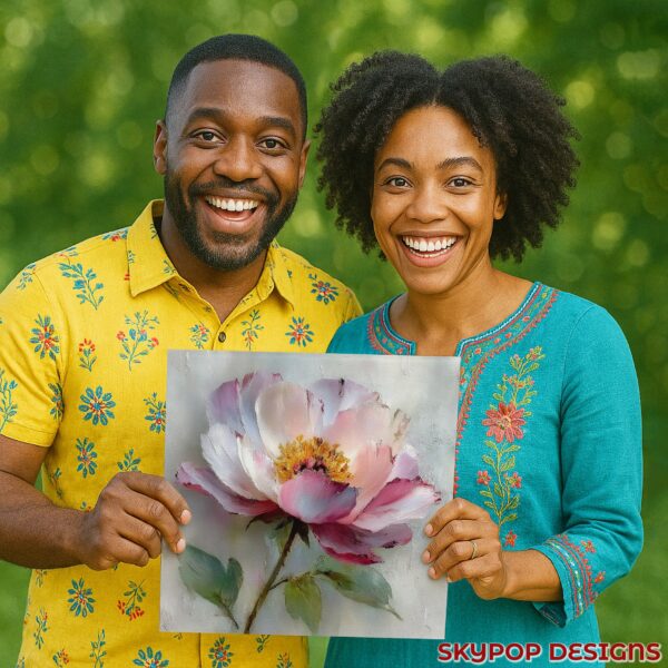 Pink Peony Art