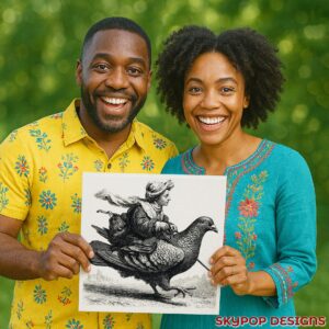 Pigeon Rider Art