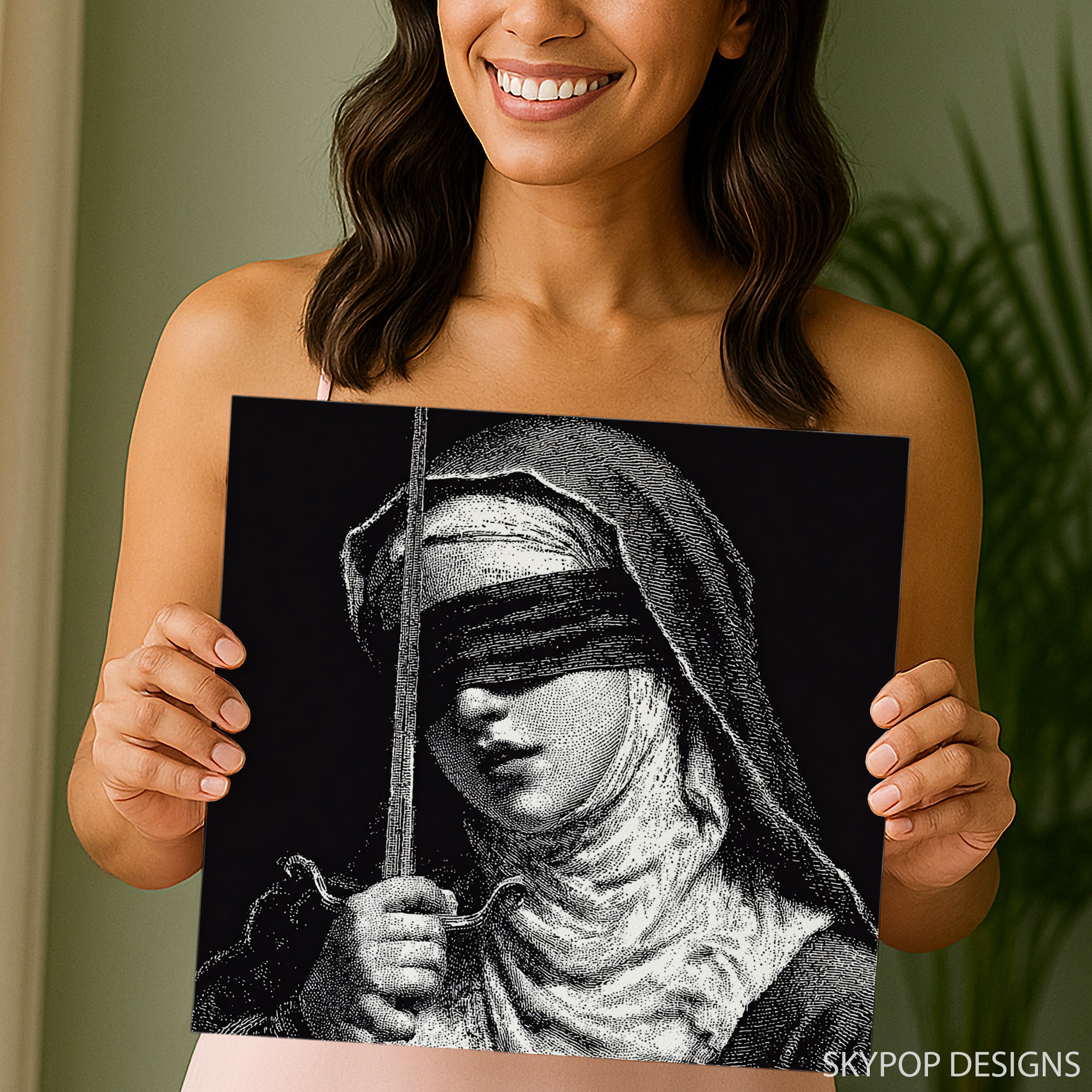 3.jpg Blindfolded Justice Art