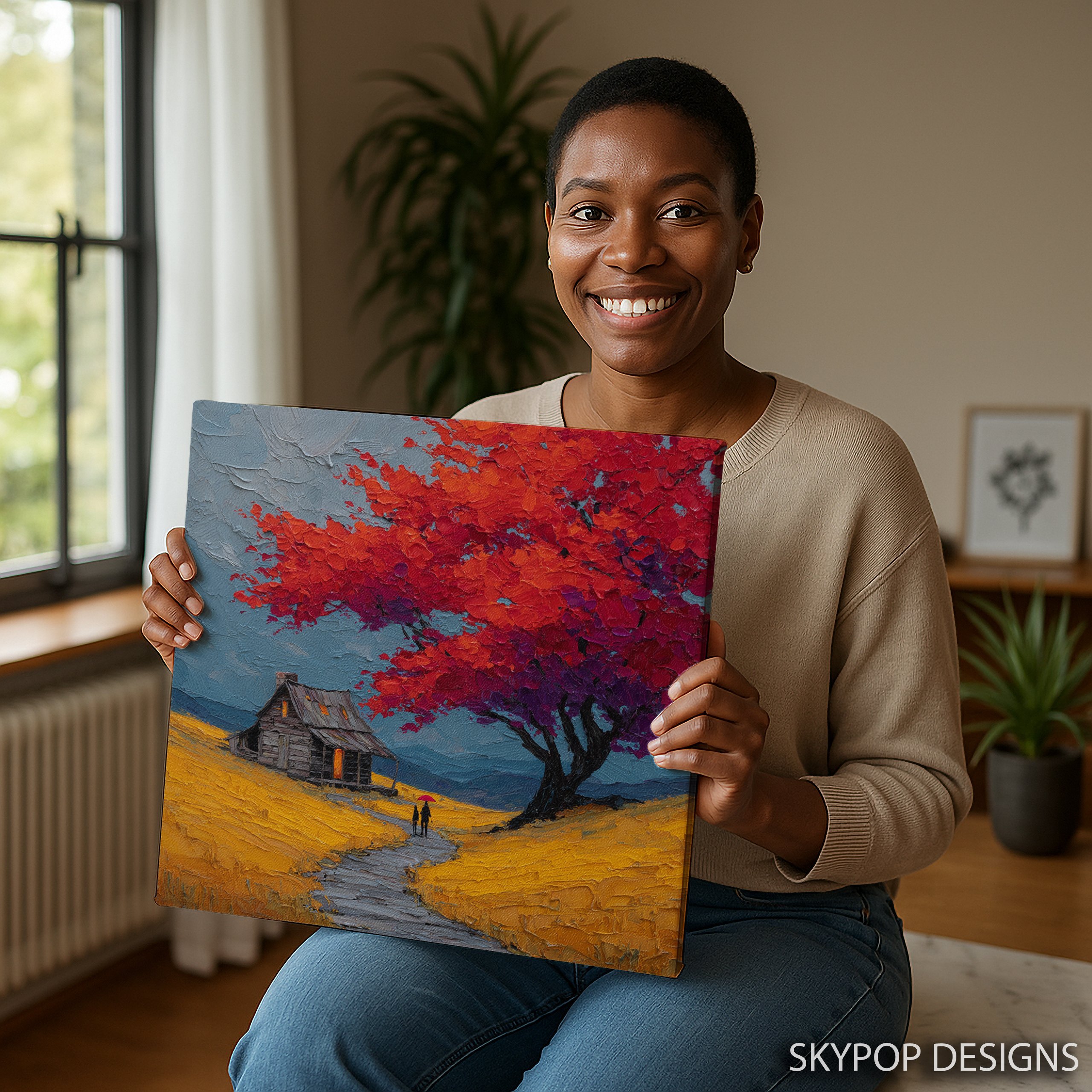 3.jpg Autumn Cabin Art