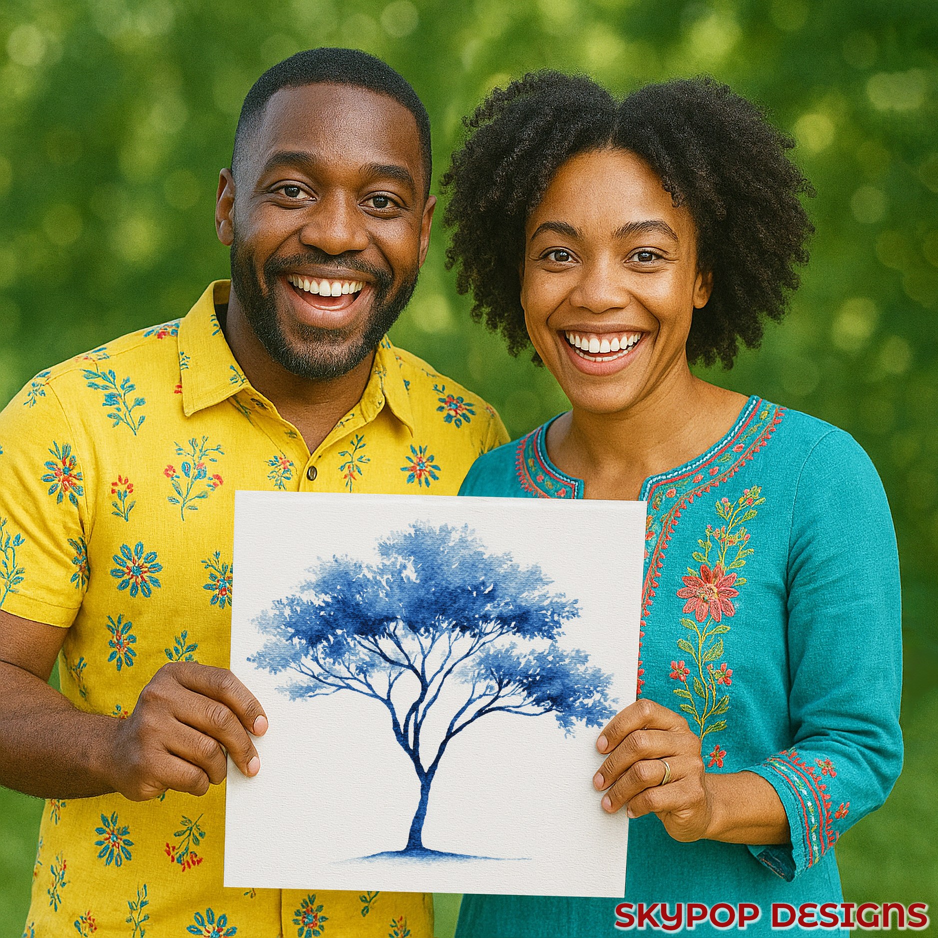 3.jpg Blue Tree Art