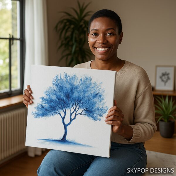 Blue Tree Art
