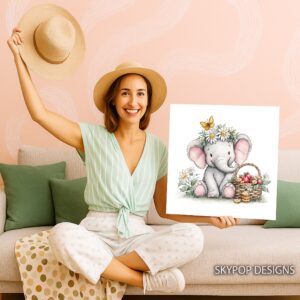 Baby Elephant Art