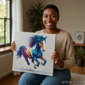 Colorful Horse Art