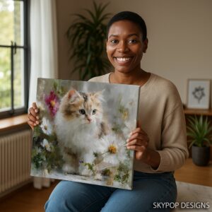 Fluffy Kitten Art