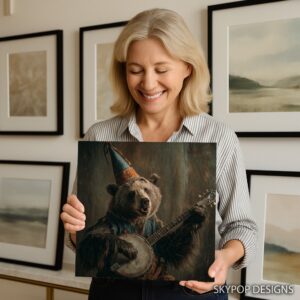 Bear Banjo Art