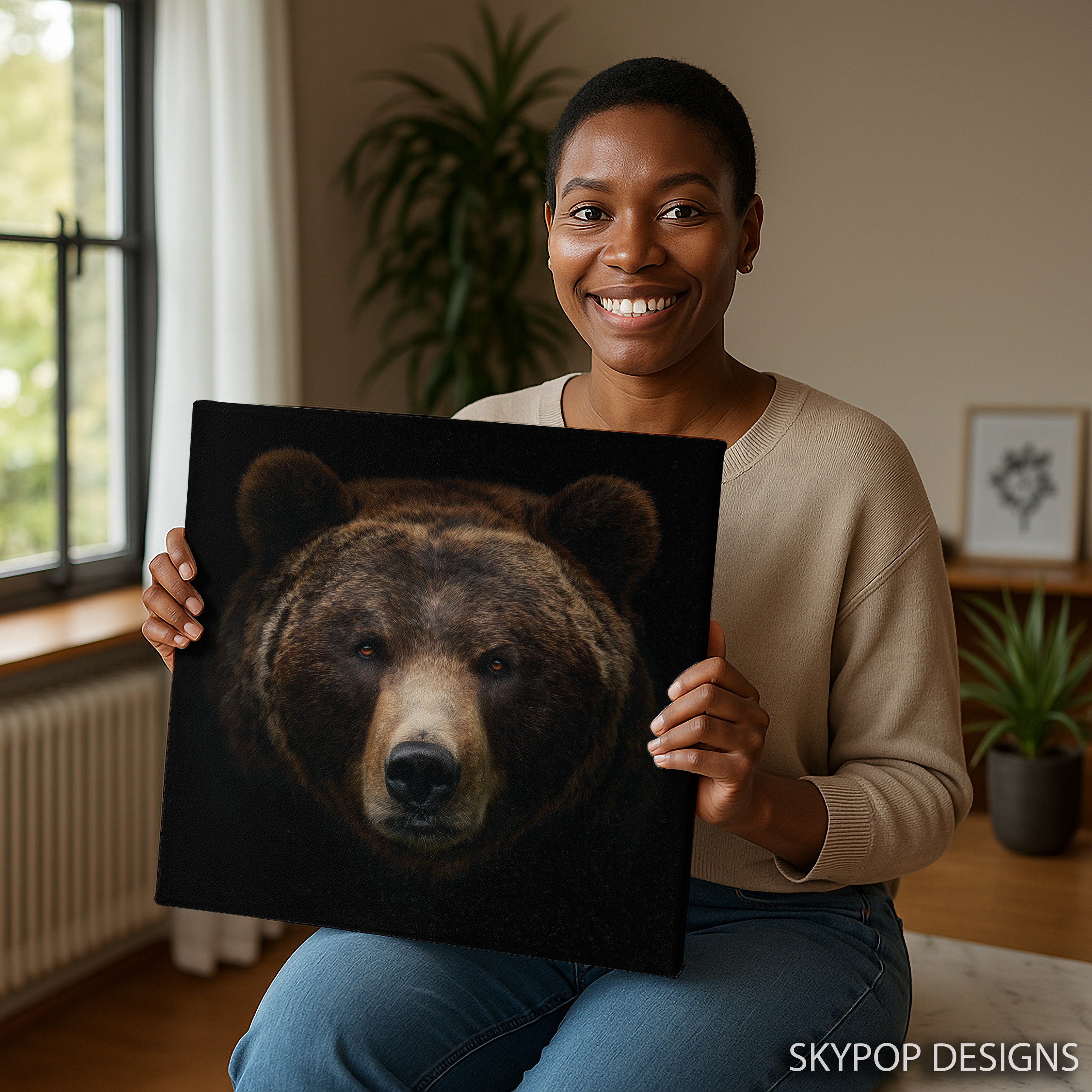3.jpg Bear Face Art