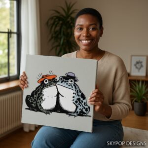 Frog Couple Art