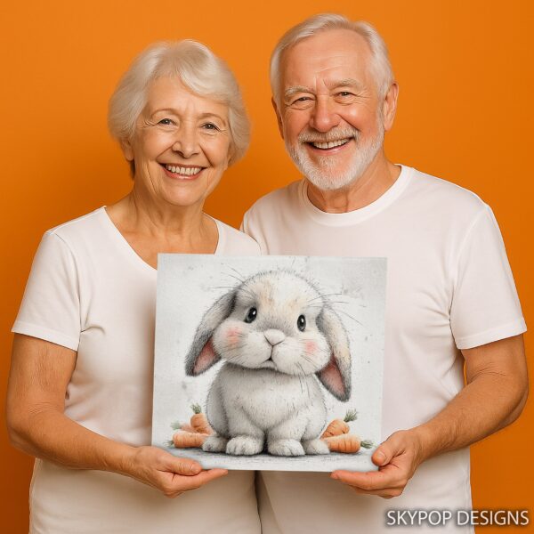 Bunny Carrot Art