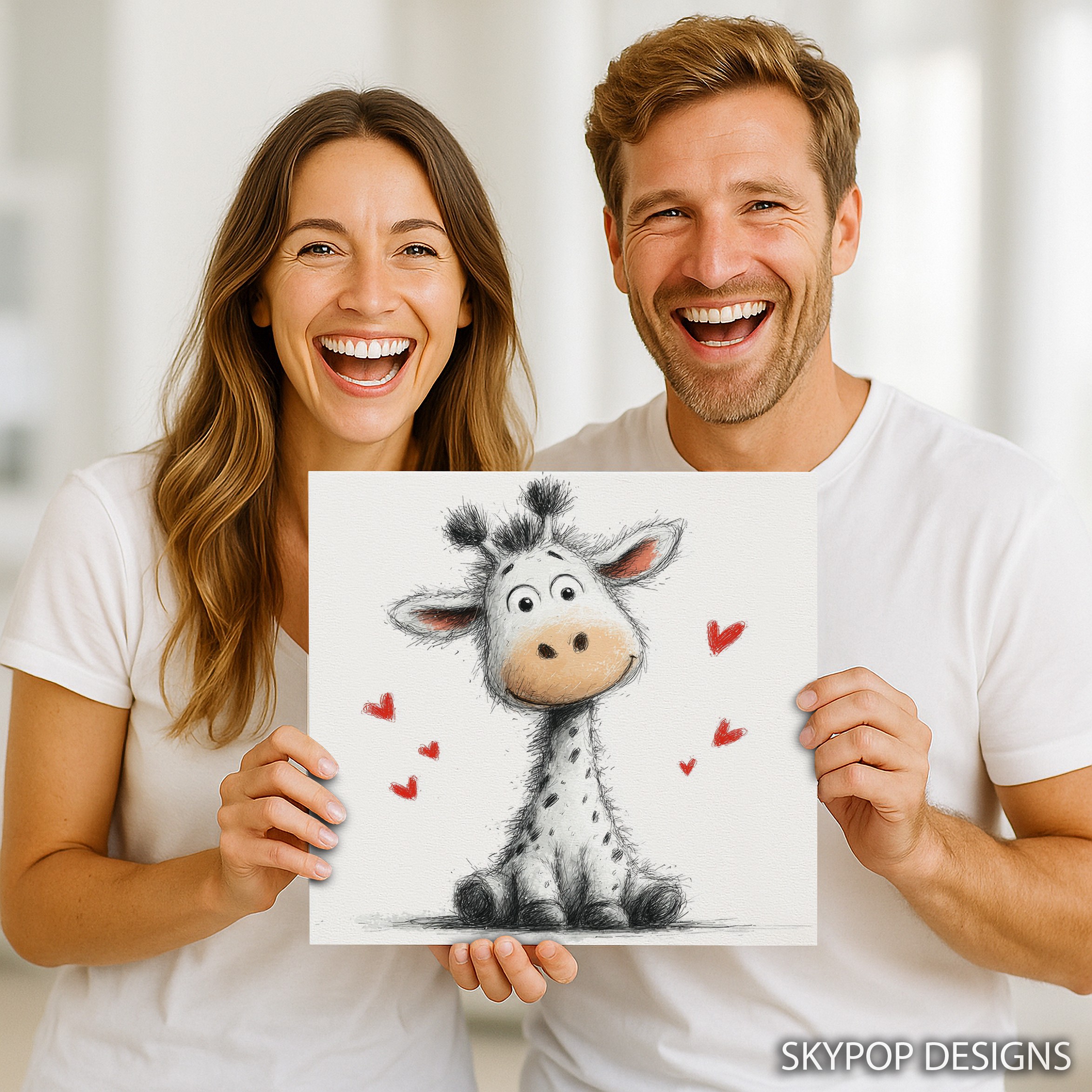3.jpg Giraffe Love Art