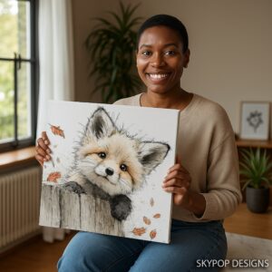 Fox Autumn Art