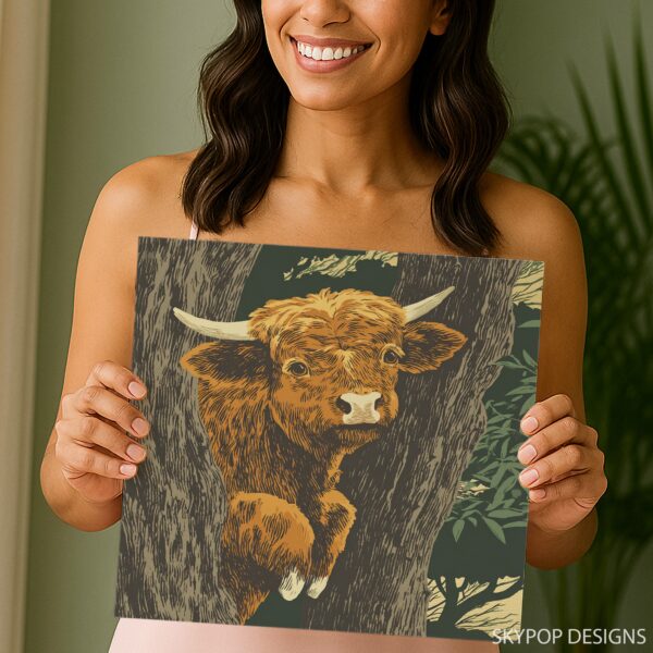 Highland Cow Art