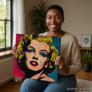Iconic Blonde Bombshell Art