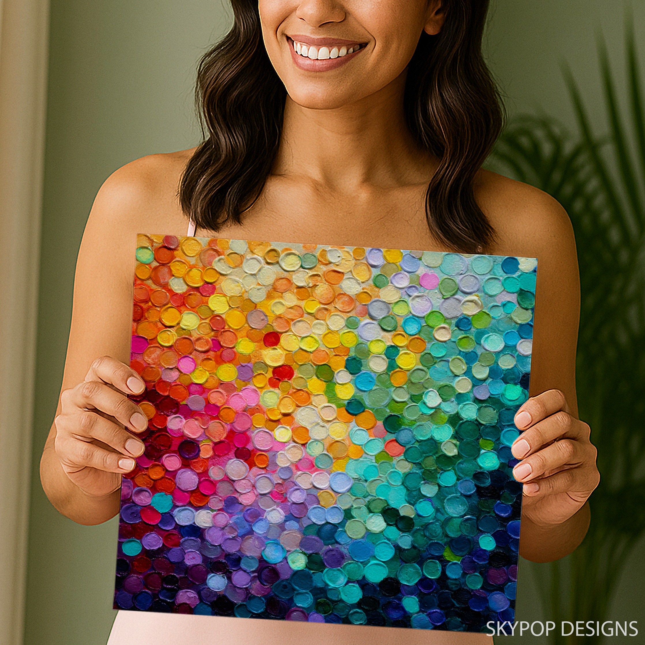 3.jpg Vibrant Circles Art