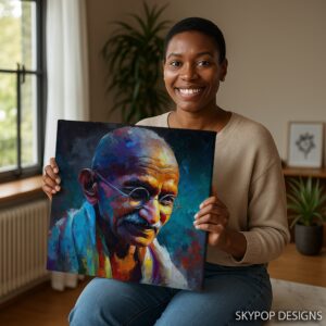 Gandhi Portrait Art