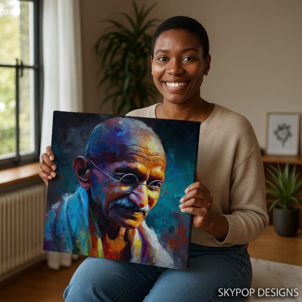 Gandhi Portrait Art