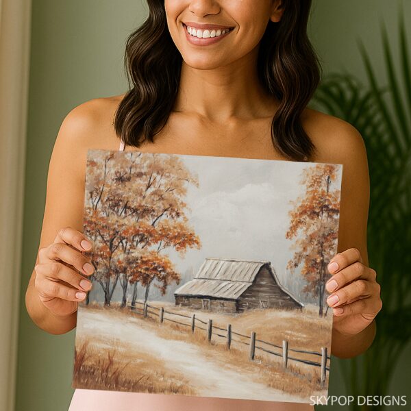 Autumn Barn Art