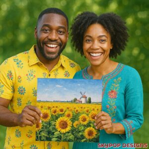 Sunflower Field Art