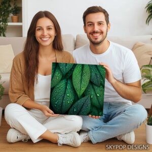 Dewy Leaf Art