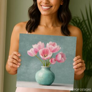 Pink Tulips Art