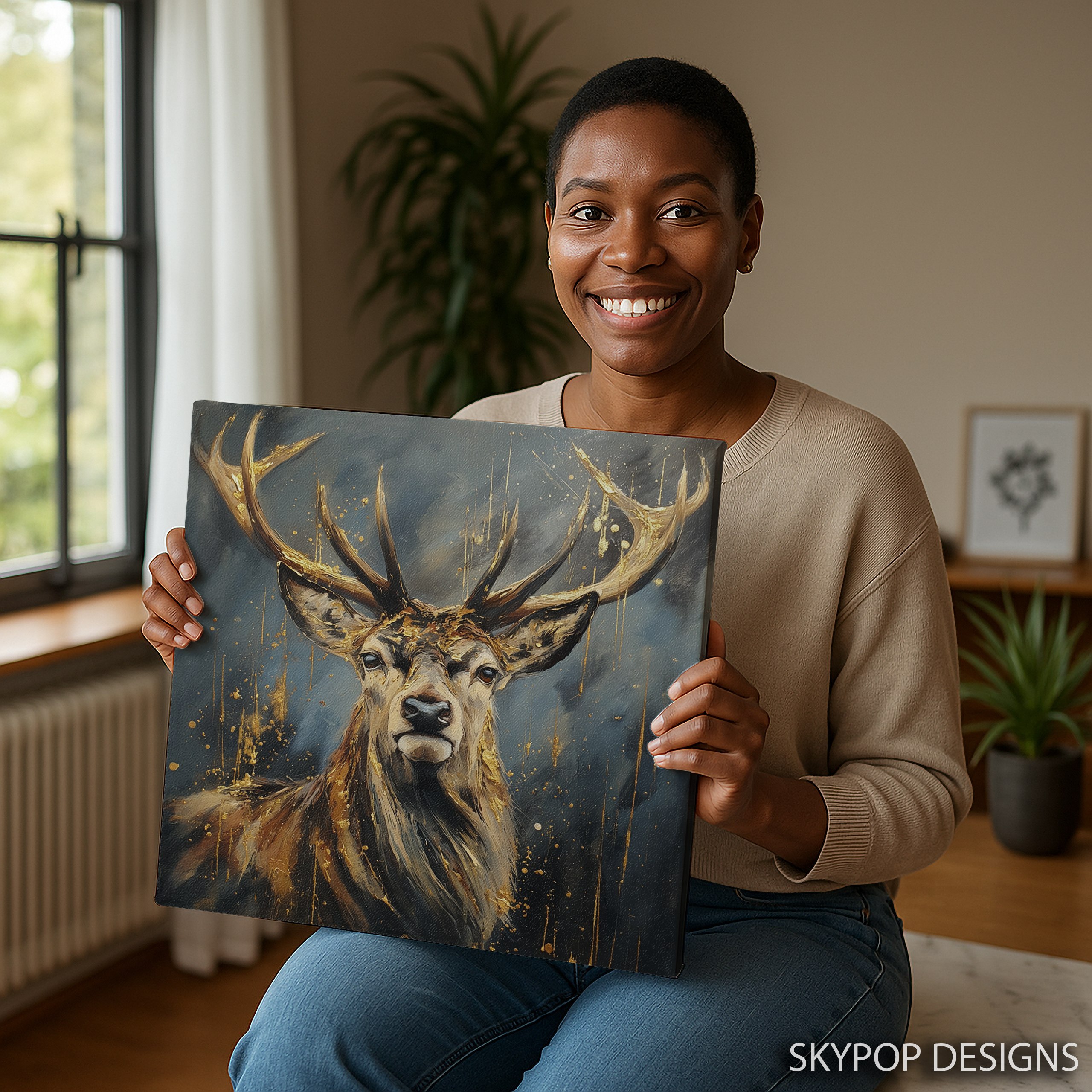 3.jpg Deer Art
