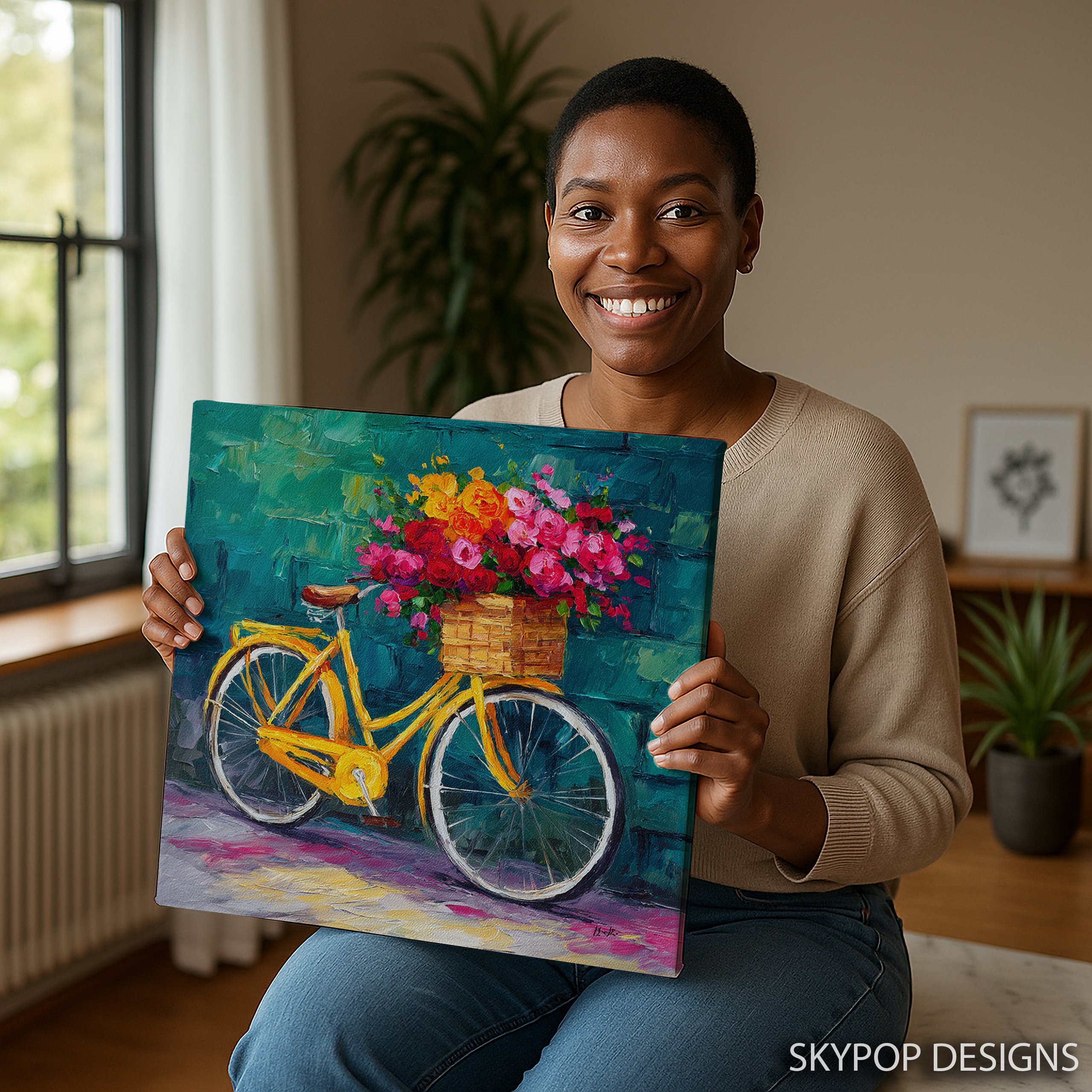3.jpg Bicycle Flower Basket Art