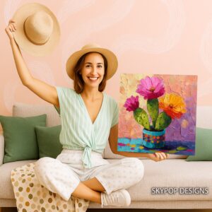 Cactus Bloom Art