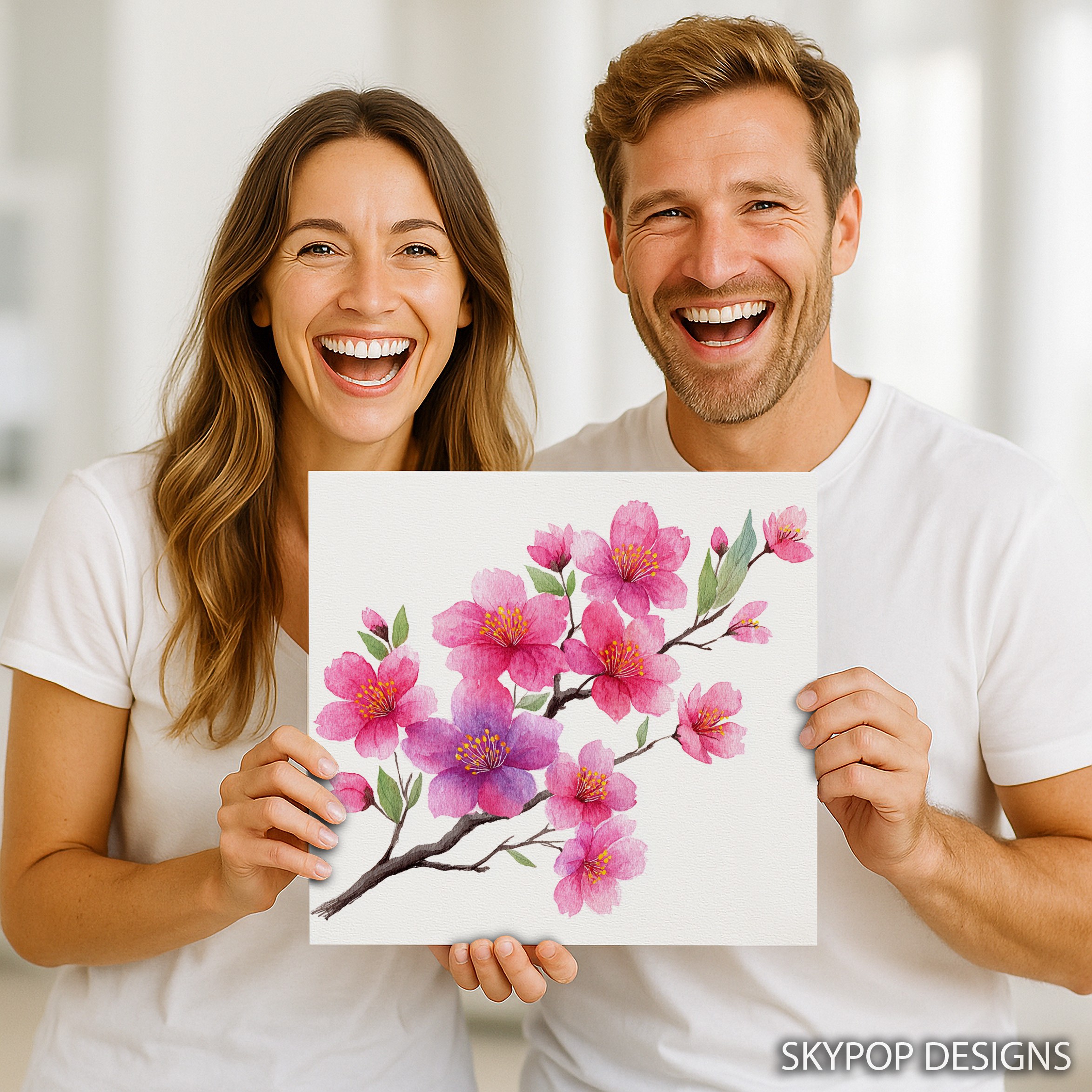 3.jpg Cherry Blossom Branch Art