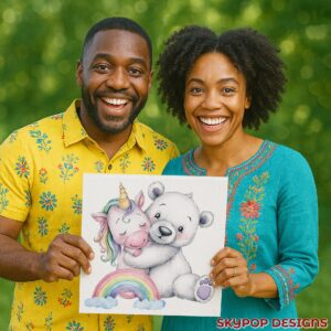 Bear and Unicorn Art