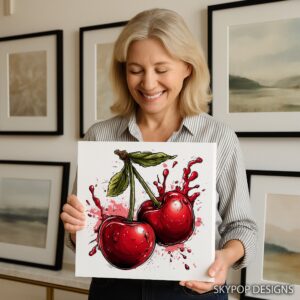 Cherry Splash Art