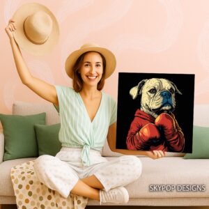 Boxer Bulldog Art