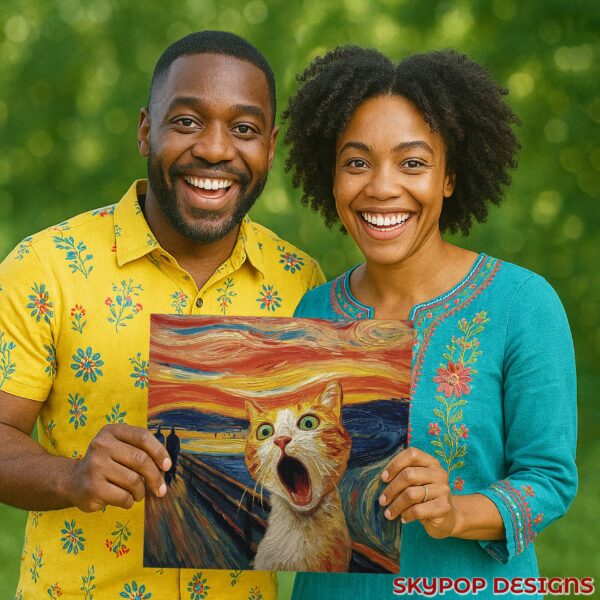 Screaming Cat Art