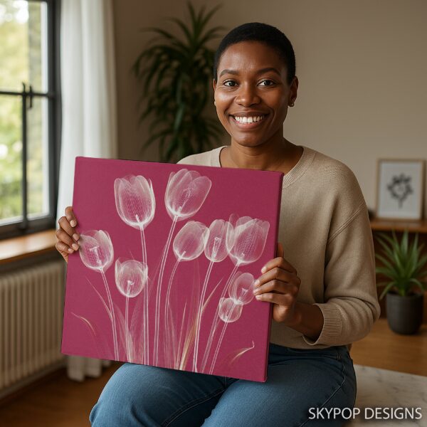 Ethereal Tulip Art