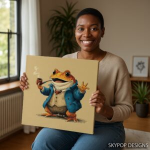 Gentleman Frog Art