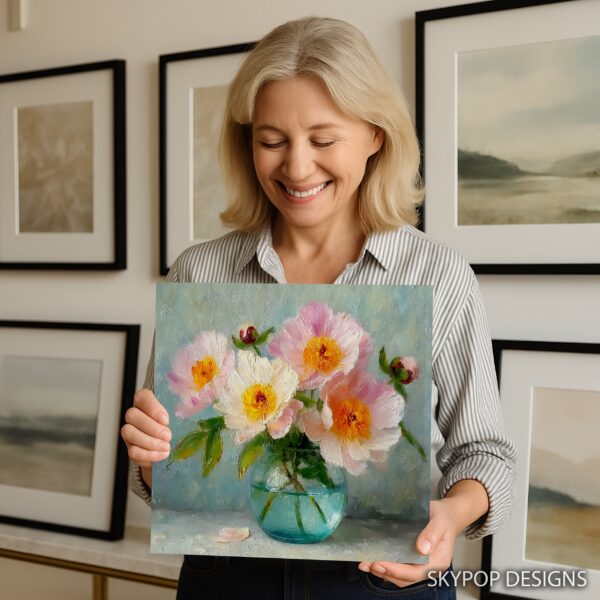 Peony Bouquet Art