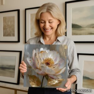 Elegant Peony Bloom Art