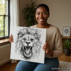 Roaring Lion Art
