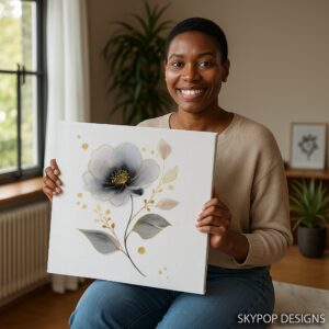 Golden Blossom Art