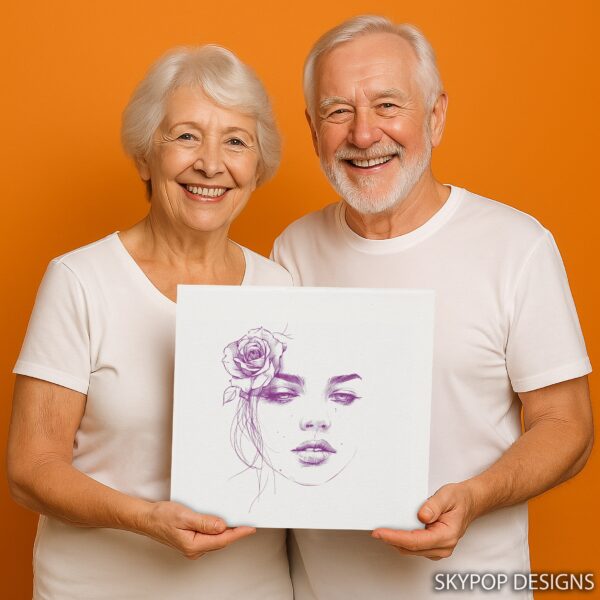 Rose Portrait Art