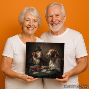 Dog Poker Game Art
