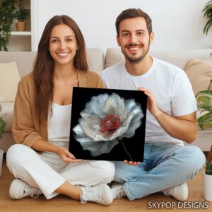 White Poppy Art