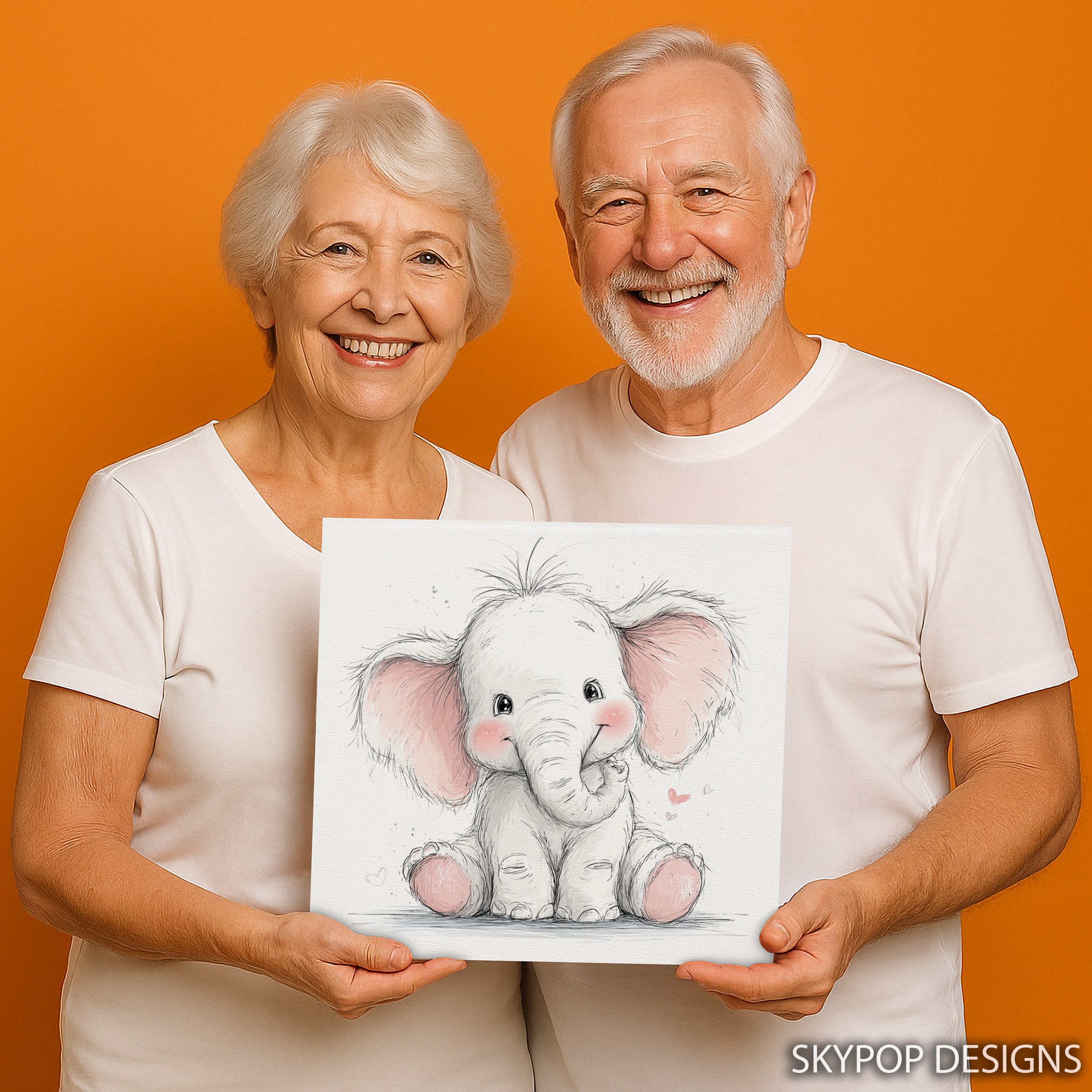 3.jpg Baby Elephant Art