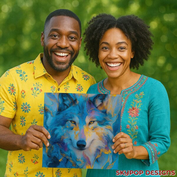 Blue Wolf Art