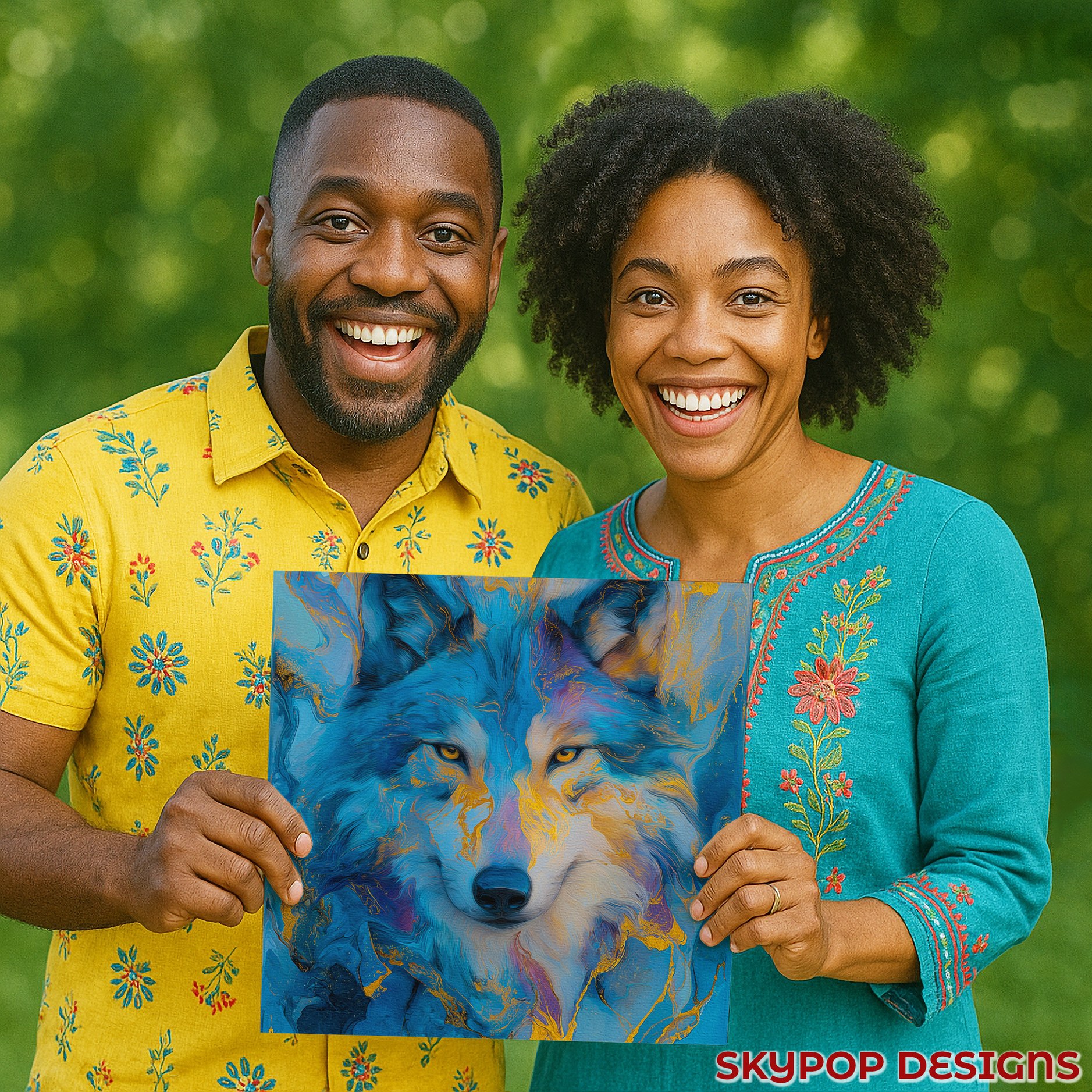 3.jpg Blue Wolf Art